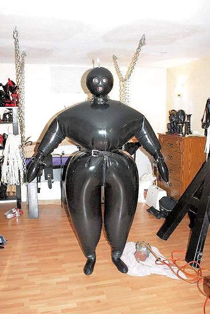 22P STEFFY'S alter ego ....The male Rubber Bondage sub 