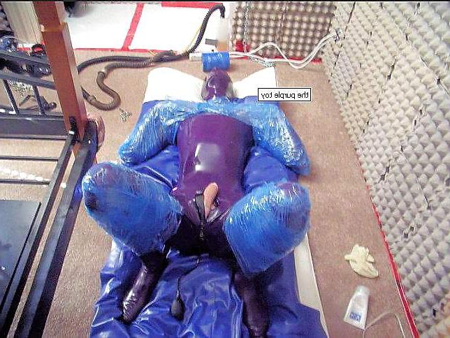 22P STEFFY'S alter ego ....The male Rubber Bondage sub 