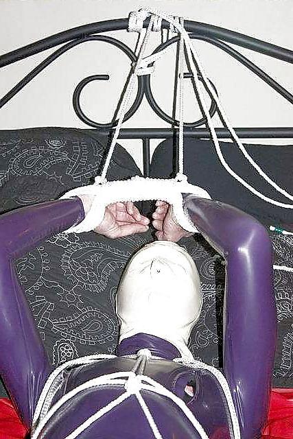 22P STEFFY'S alter ego ....The male Rubber Bondage sub 