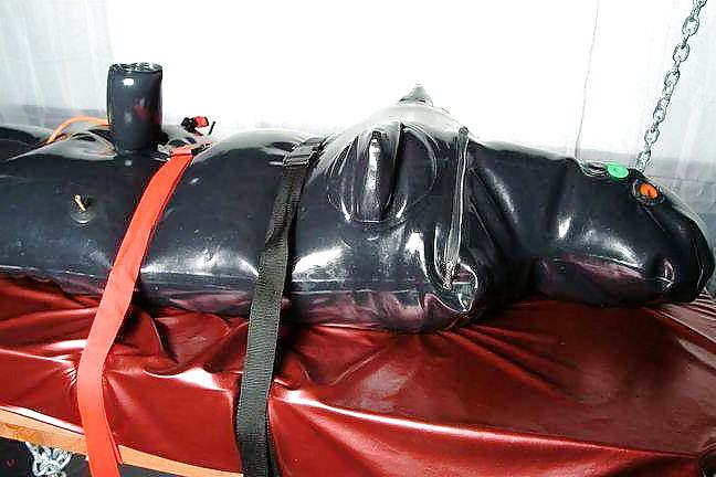 22P STEFFY'S alter ego ....The male Rubber Bondage sub 