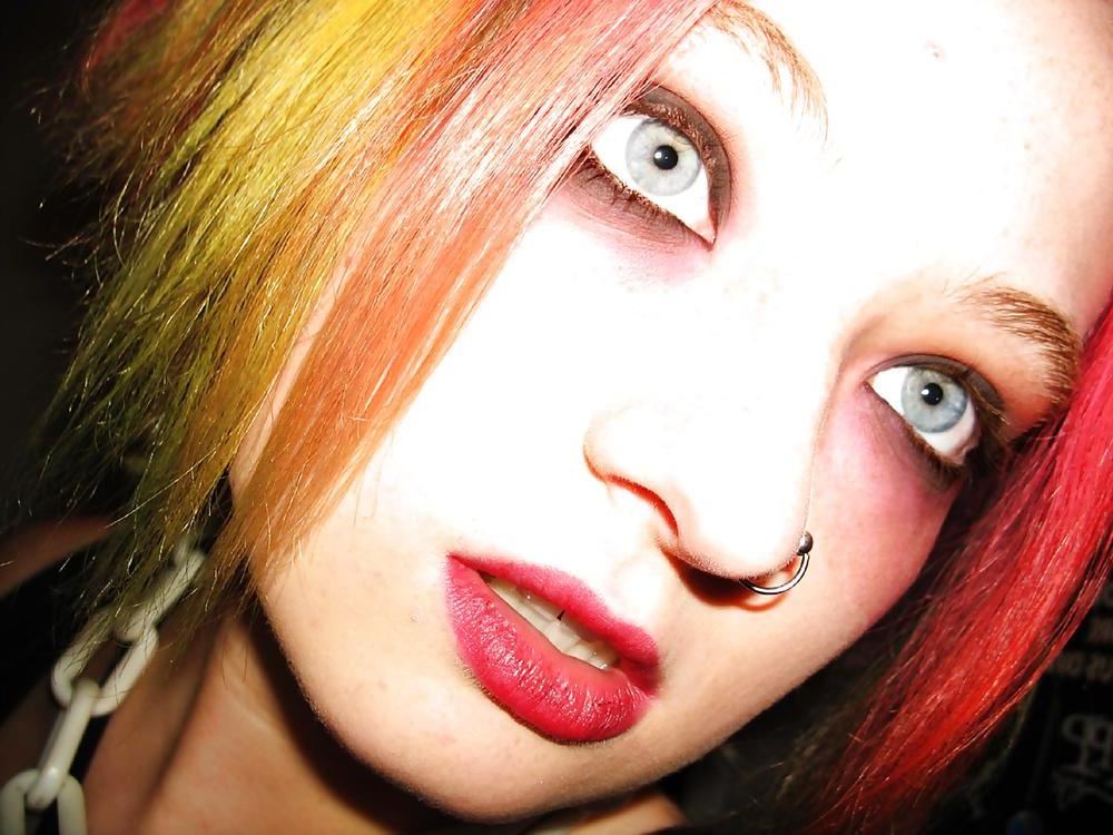 25P Stolen Pics - Busted Emo Slut Part 2