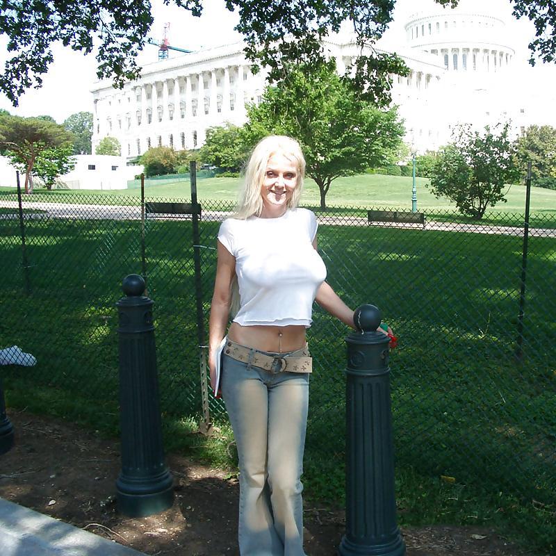 25P Lori: Flashing Fake Tit MILF