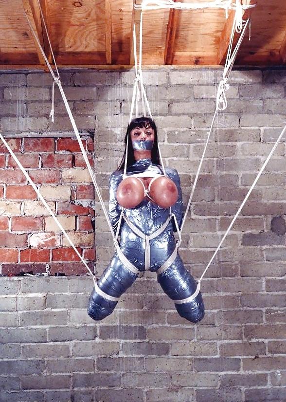 12P Duct Tape & Saran Wrap Bondage