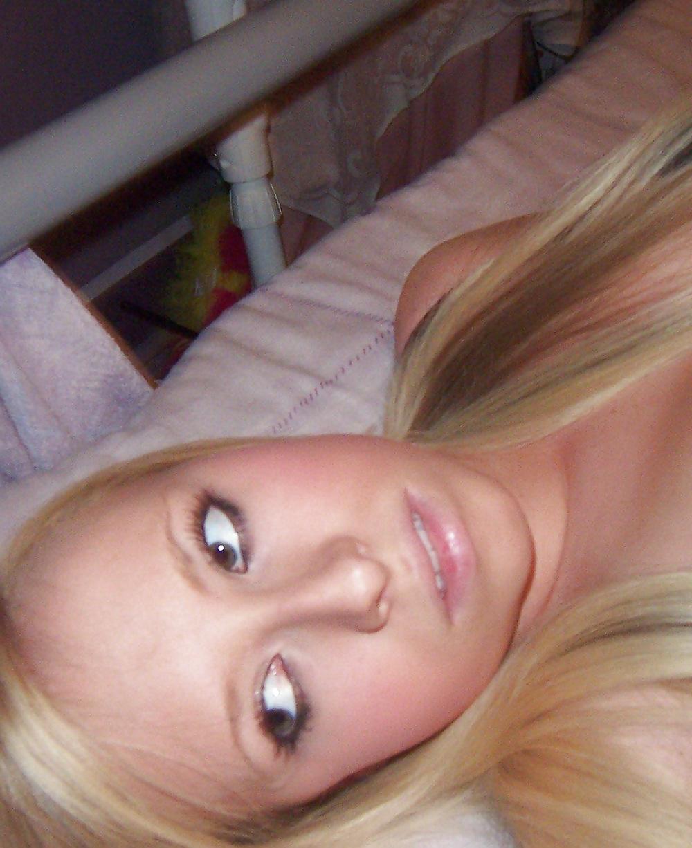 25P Stolen Pics - Blonde Girl with small Tits