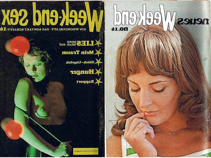16P Vintage Magazines Samlet Week-end Sex 16 - 1975 German