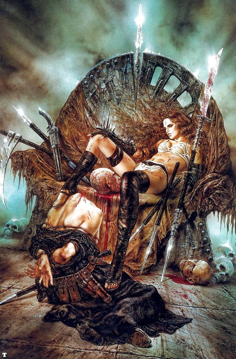 15P Female warriors in boots