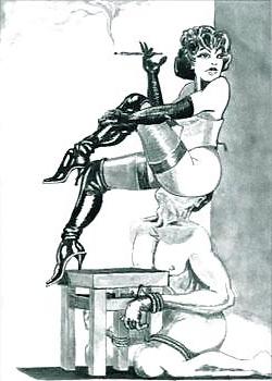 15P Smoking Fetish Drawing -2-