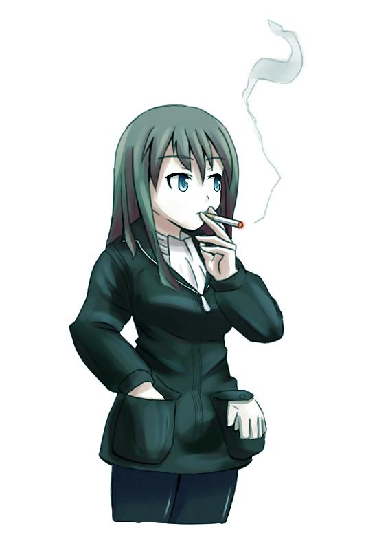 15P Smoking Fetish Drawing -2-