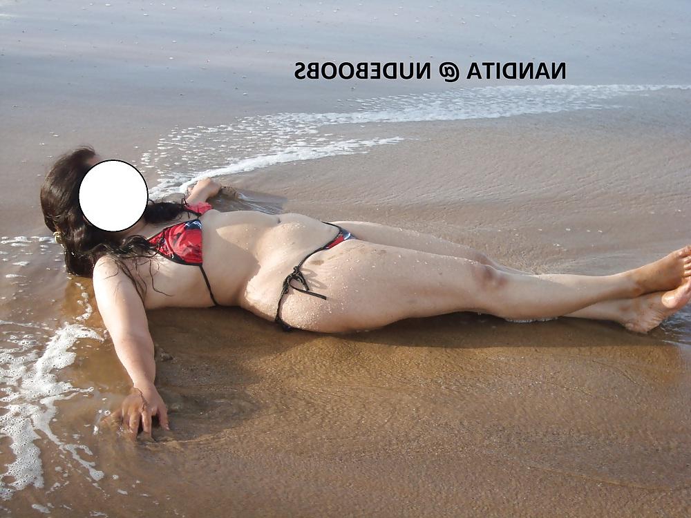 25P Indian Wife Nandita in Goa