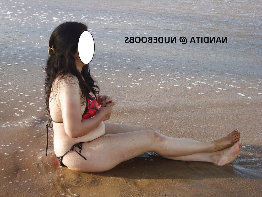 25P Indian Wife Nandita in Goa