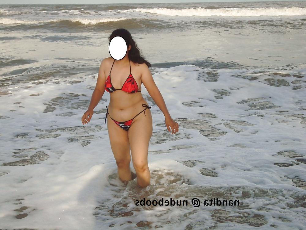 25P Indian Wife Nandita in Goa