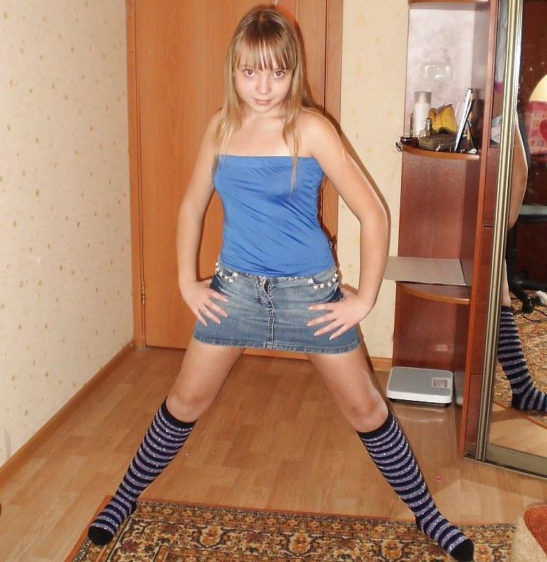 11P Cute teens in there socks