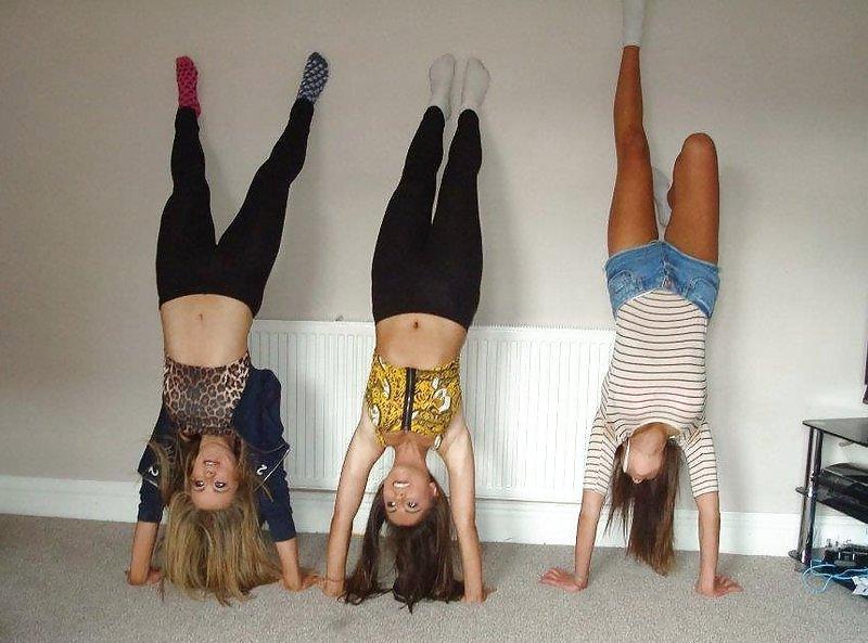 11P Cute teens in there socks