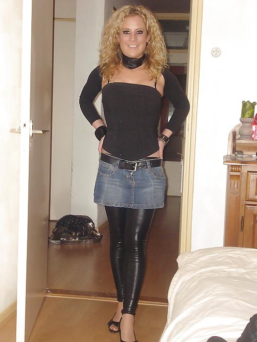 21P Ich liebe es - Leggings Lycra Spandex