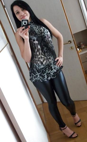 21P Ich liebe es - Leggings Lycra Spandex