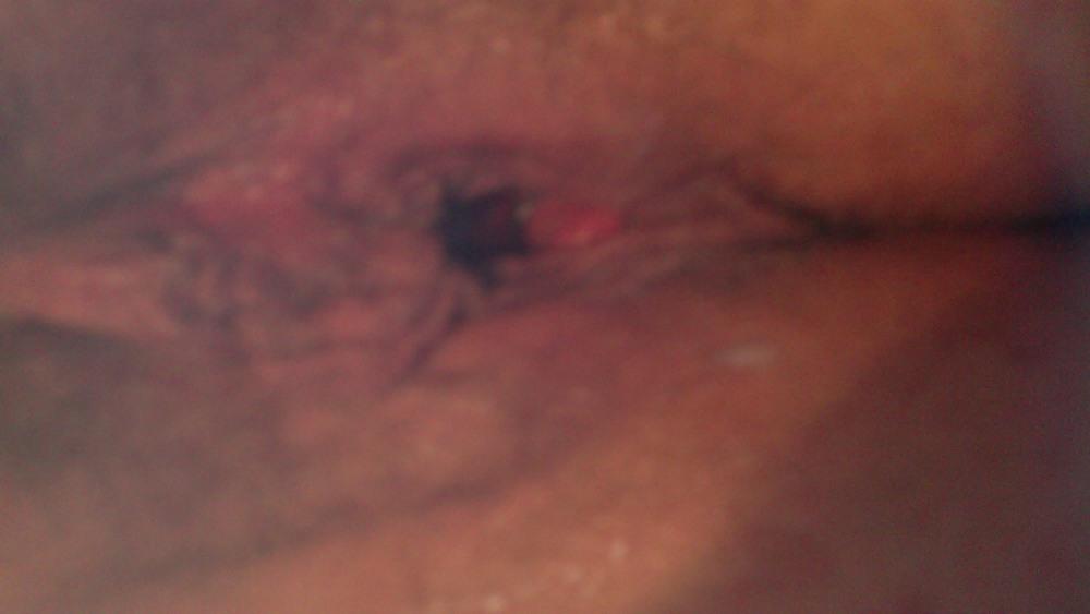 5P Sperm on my wife's pussy
