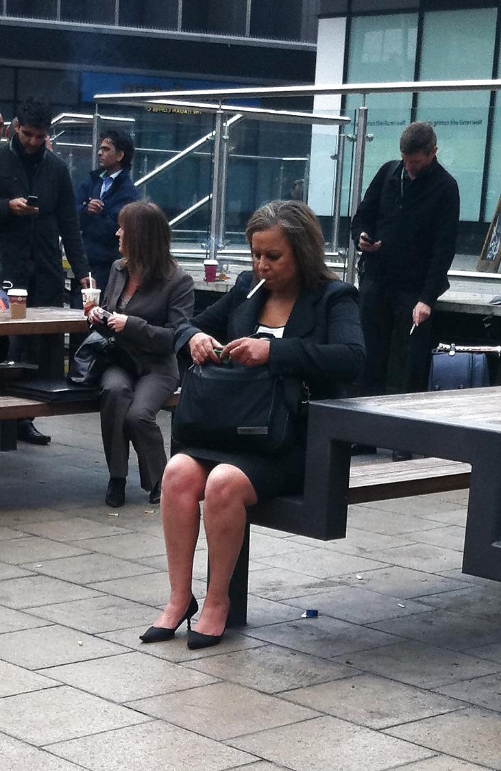 25P Candid Smoking