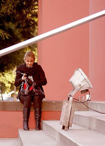 25P Candid Smoking