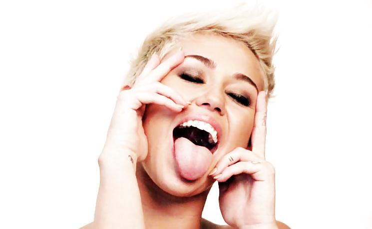 25P Sexy Miley Cyrus Photoshoot for ELLE UK, June 2013