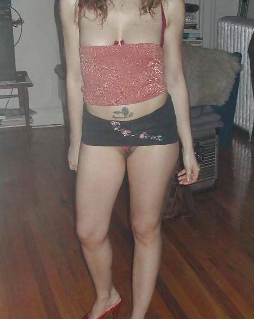 16P Showing her boobs and legs