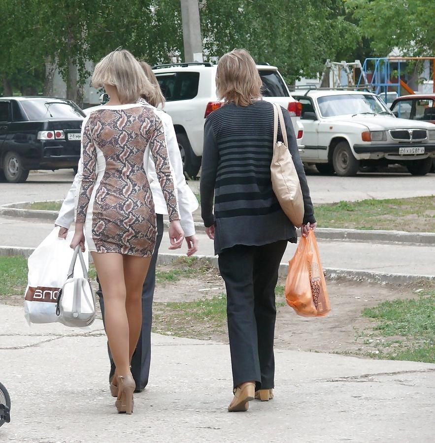 17P Mini Skirt Babes in Public 