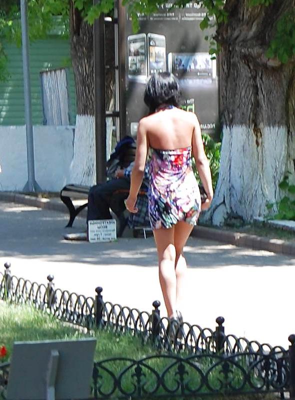 17P Mini Skirt Babes in Public 