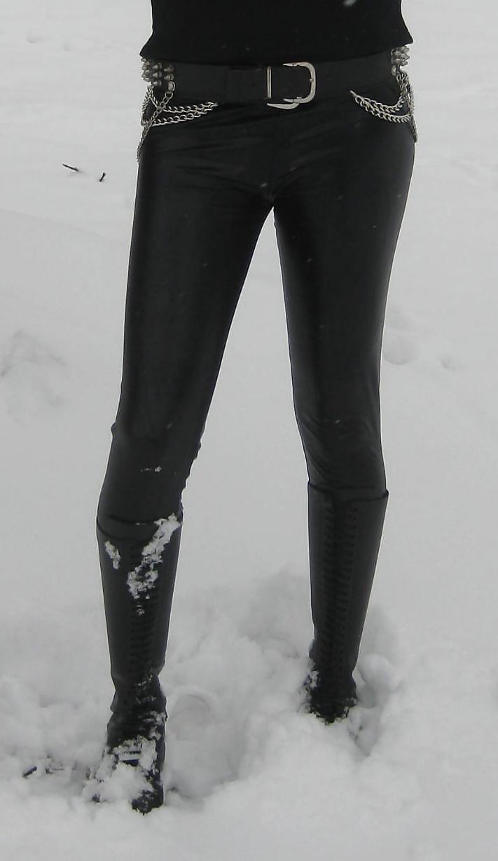 5P Spandex Leggings und 30er Springer