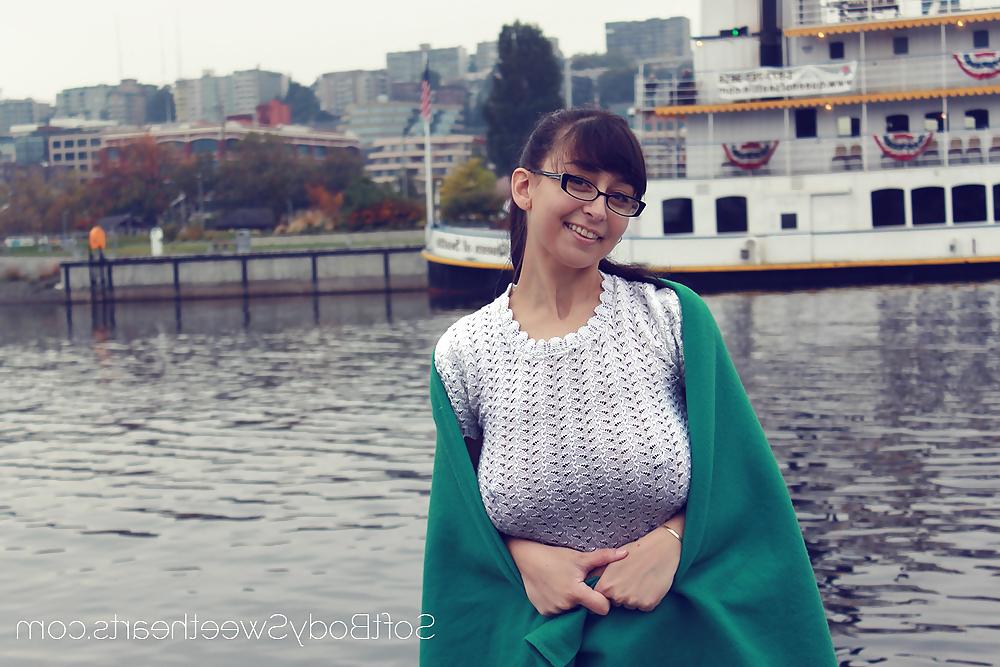 25P Busty Compilation - Big Tits & Glasses, Part 6