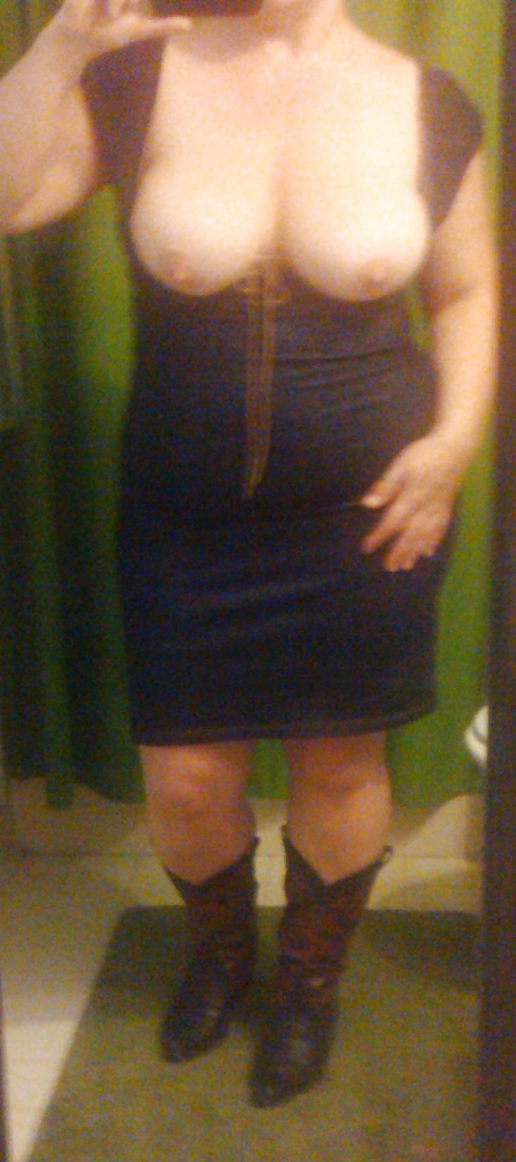 25P Cowboy Boots & Jean Dress