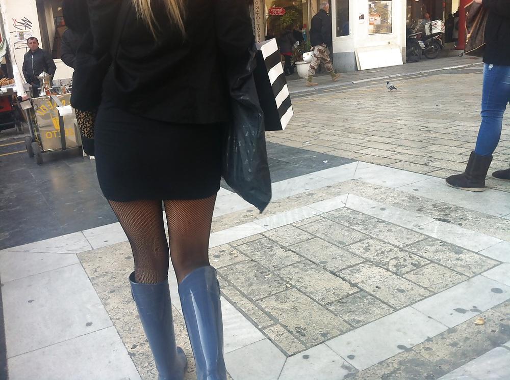 24P Greek blond lingerie and boots