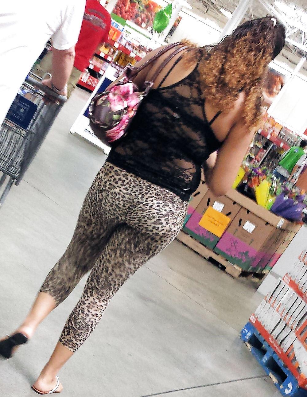 4P Sheer leopard spandex