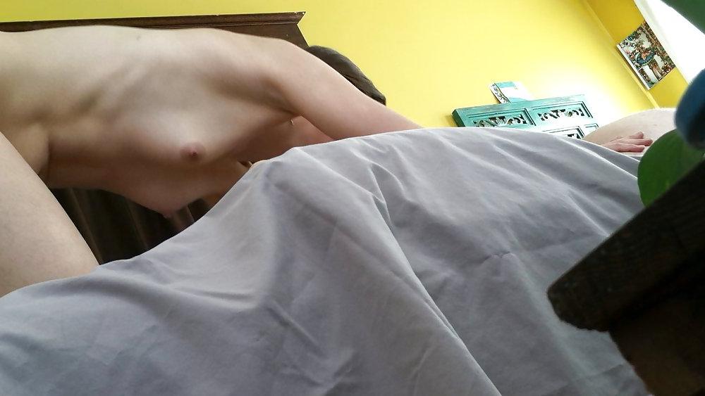 12P Unaware Wife Massaging Naked