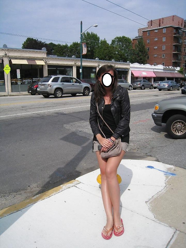 25P Candid teens feet tits ass ballerinas pantyhose boots
