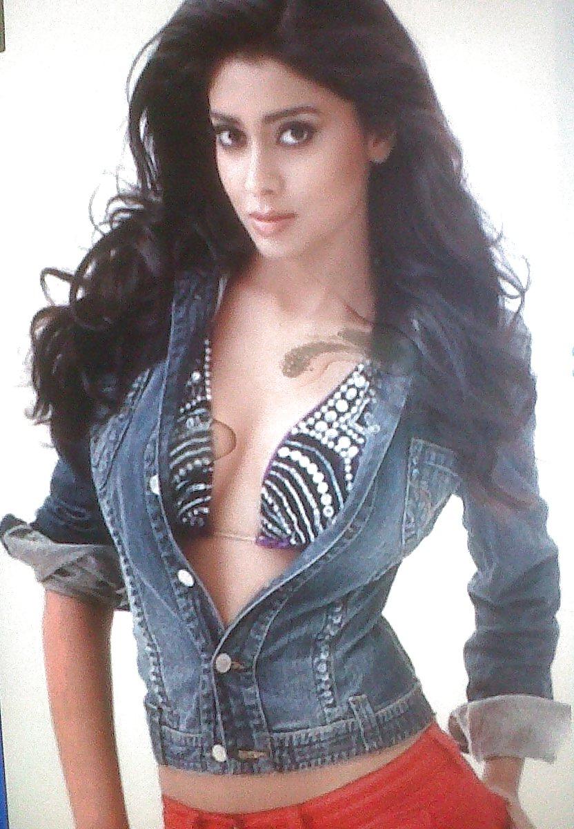 4P Shriya Saran gets my spit and cum!
