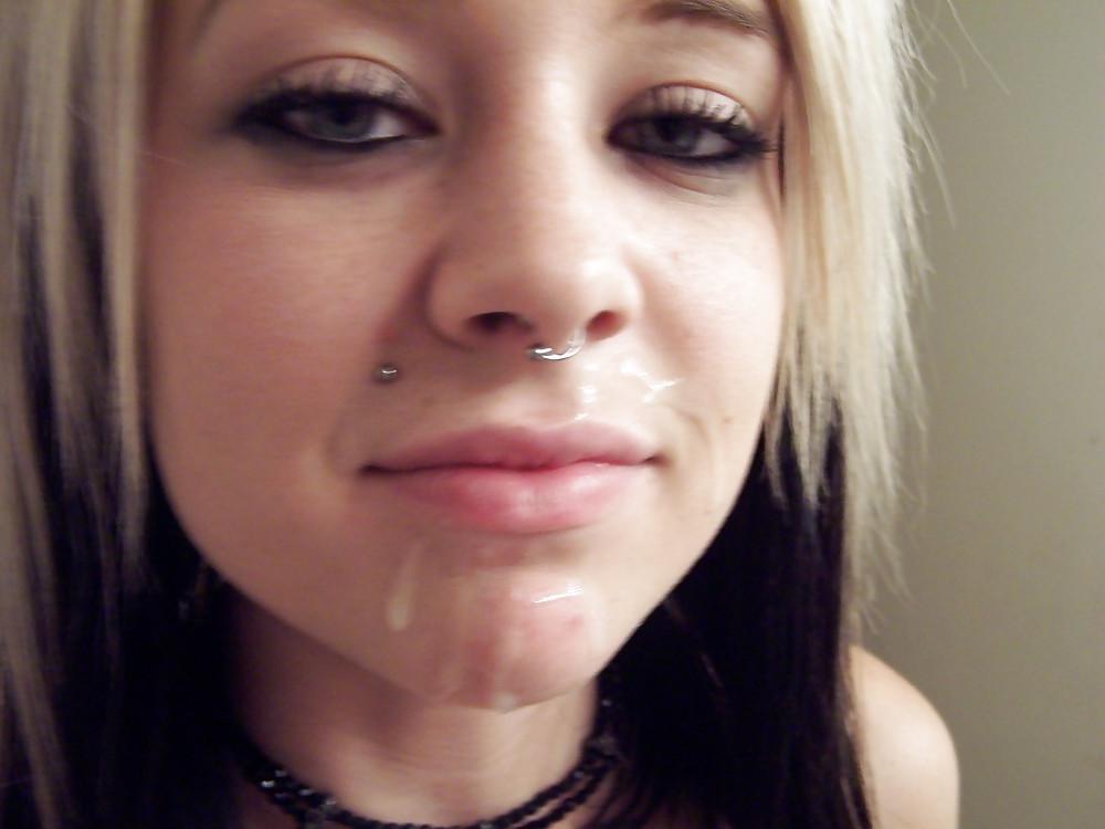 20P My facial collection teen and milf