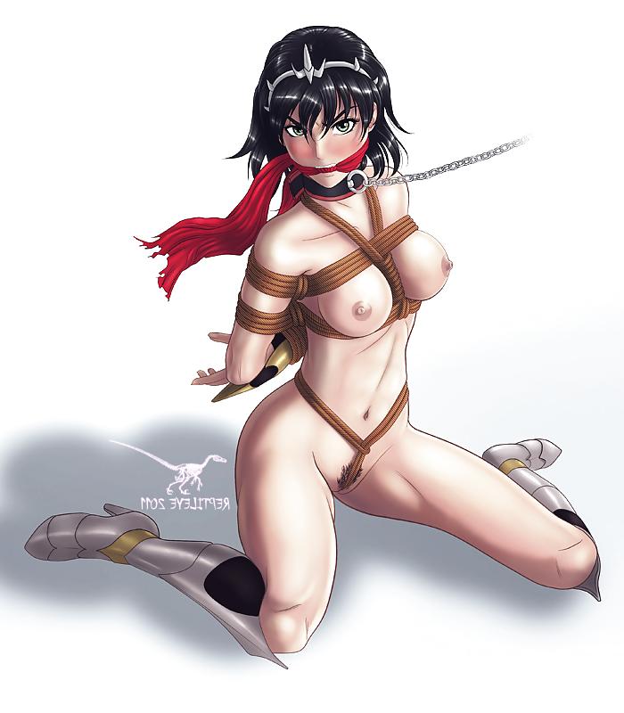 16P Gorgeous hentai and big titty women in bondage by Reptileye