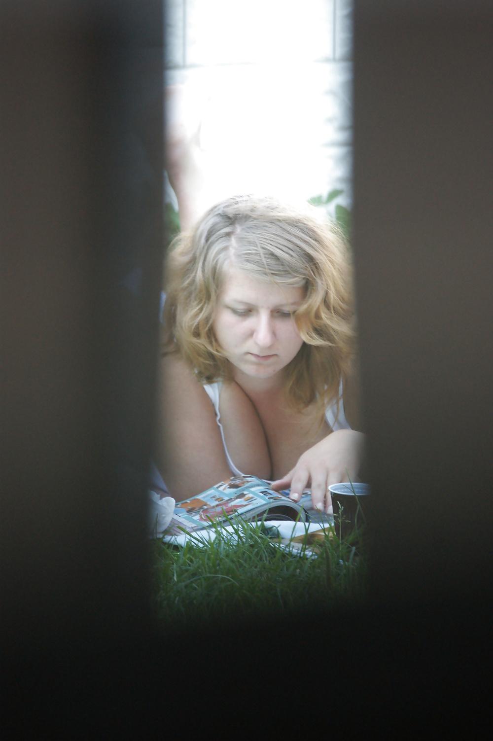 12P REAL Big Tits Voyeur from neighbor woman