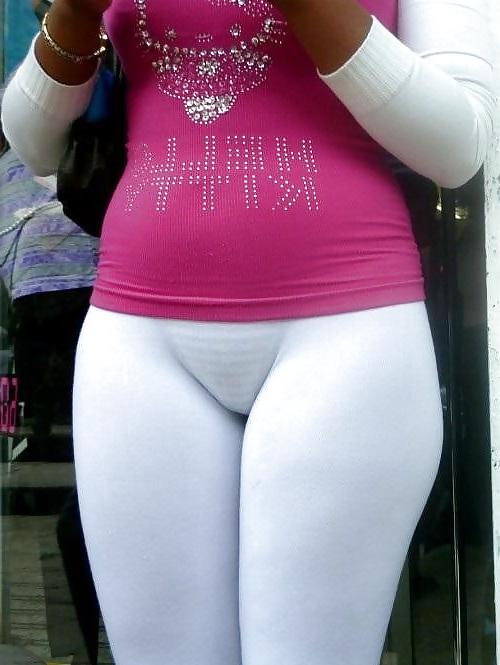 24P ASS in spandex
