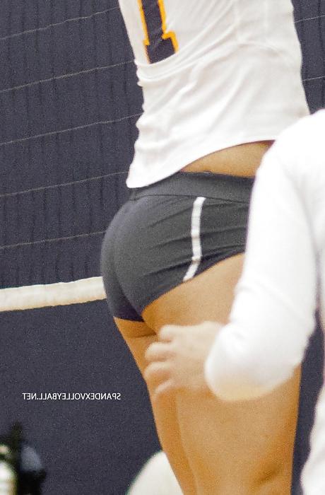 24P ASS in spandex