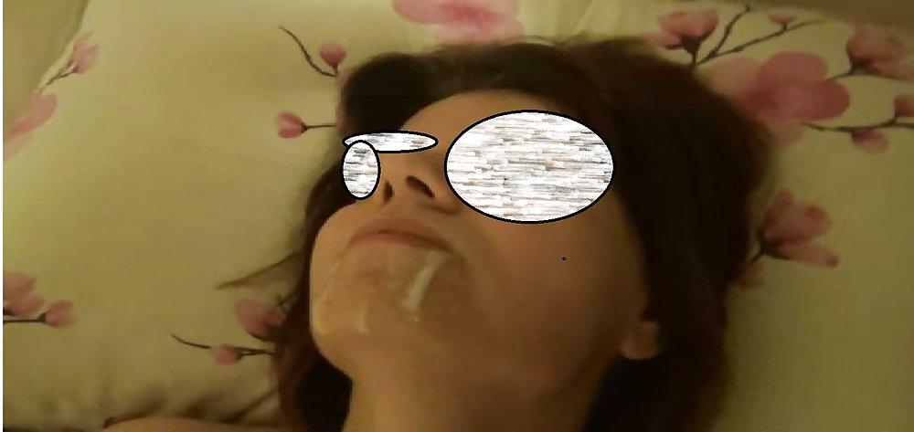 14P MARY BUBLE SPERM IN HER MOUTH WHILE MASTURBATE
