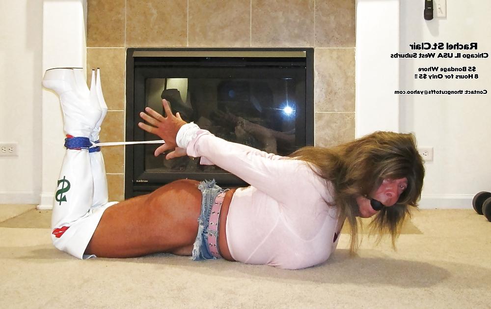 6P Rachel St.Clair Hogtied $5 Bondage Whore in Boots