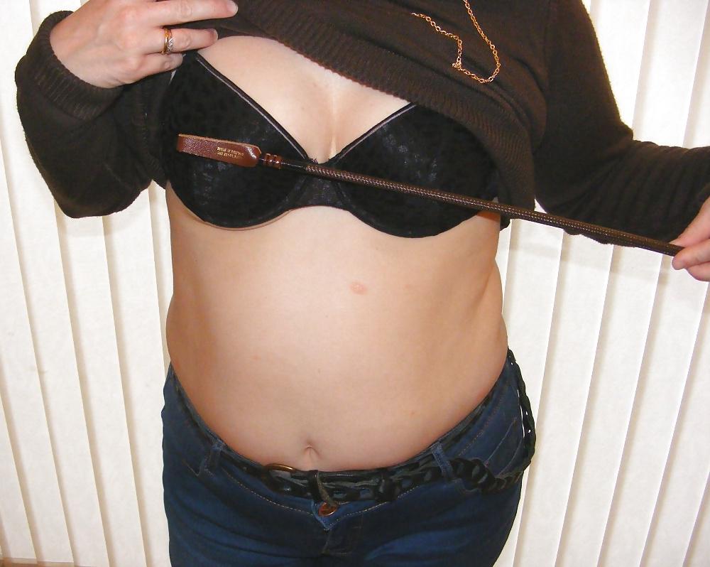 20P Mistress K in boots with riding crop