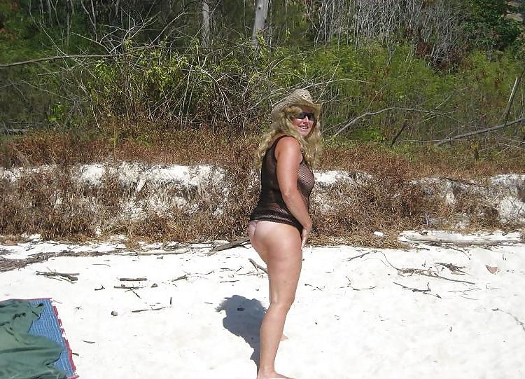 6P Posing for my husband in the beach