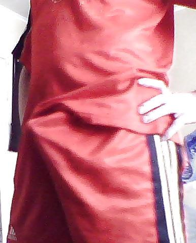 10P Man in red sportswear