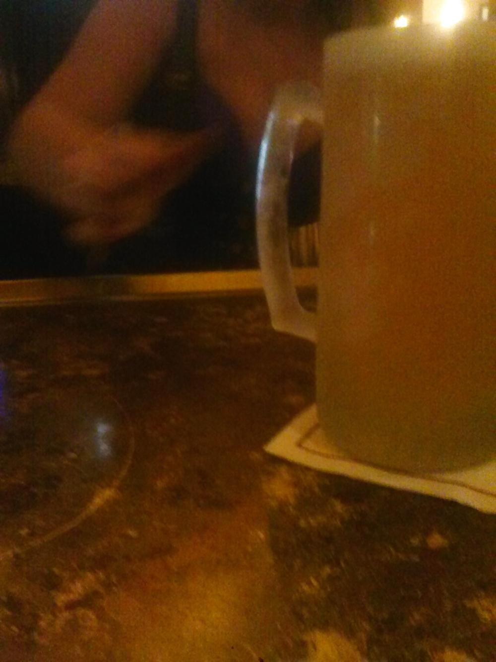 4P Sexy bartender with huge tits!