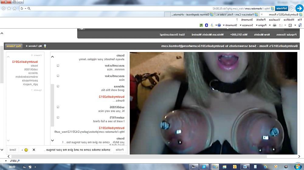 13P Pumping smoking and big tits
