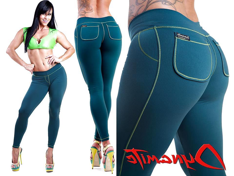 17P Big asses spandex
