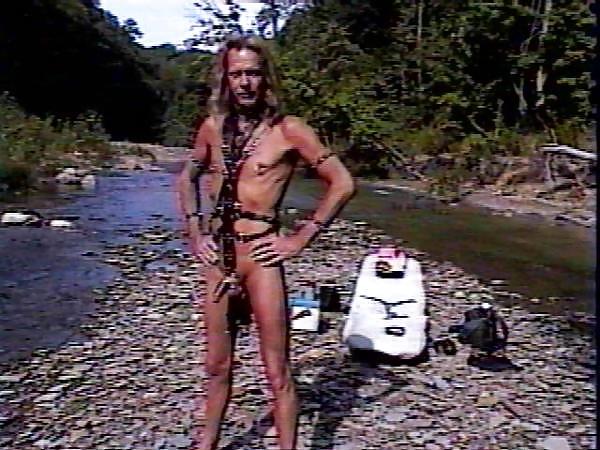 25P At A Local Creek Naked & In Bondage Gear