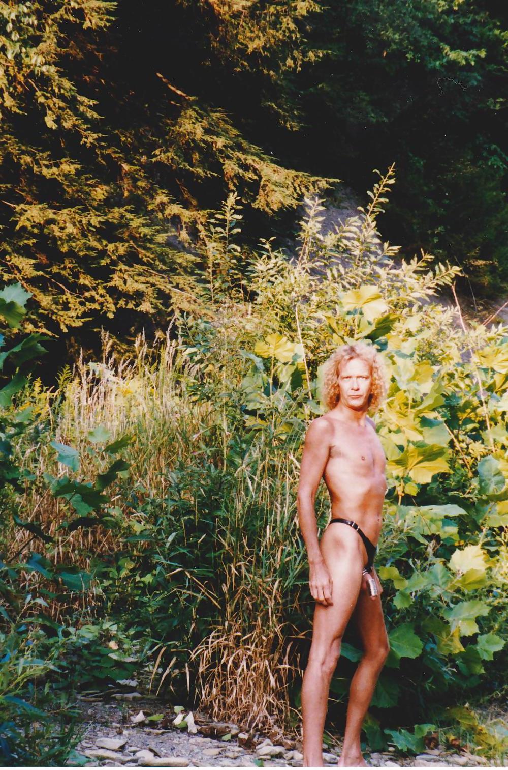 25P At A Local Creek Naked & In Bondage Gear