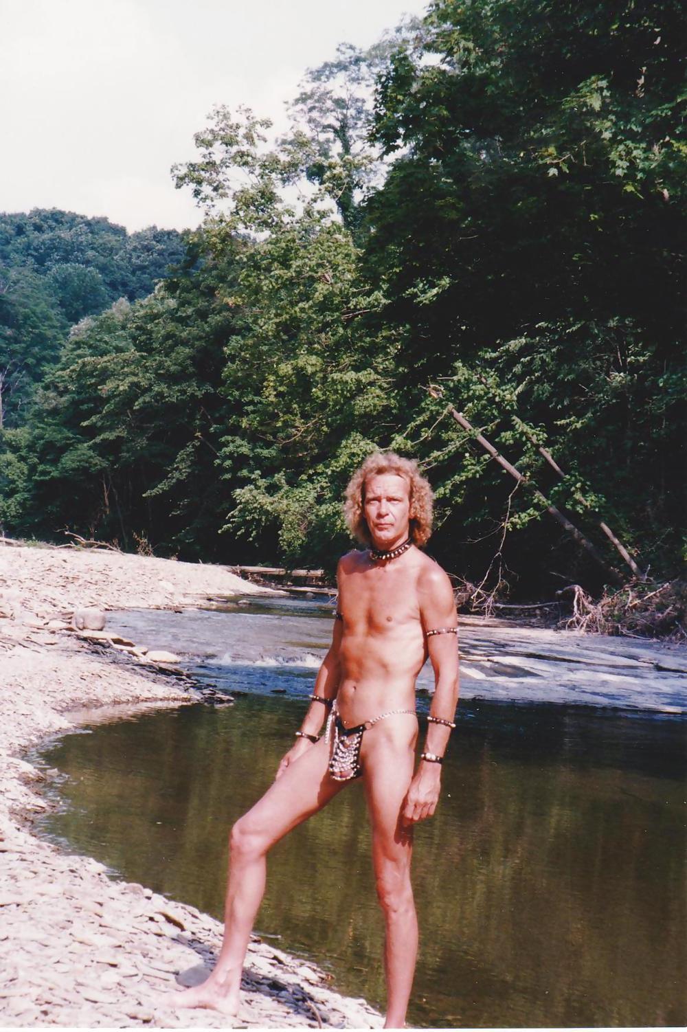 25P At A Local Creek Naked & In Bondage Gear